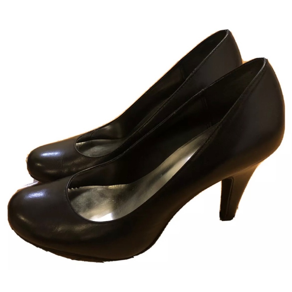 Women's Style & Co "Pamela" Dress Pumps Shoes Black ~ Size 7 W Wide ~ Excellent!